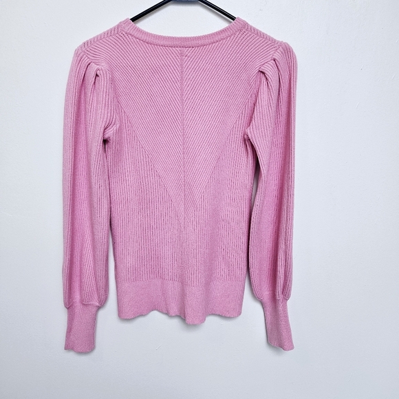 Vici Bubble Over Pink Small Ribbed Bishops Puff Sleeve 100% Algodon  Cotton - Picture 5 of 13